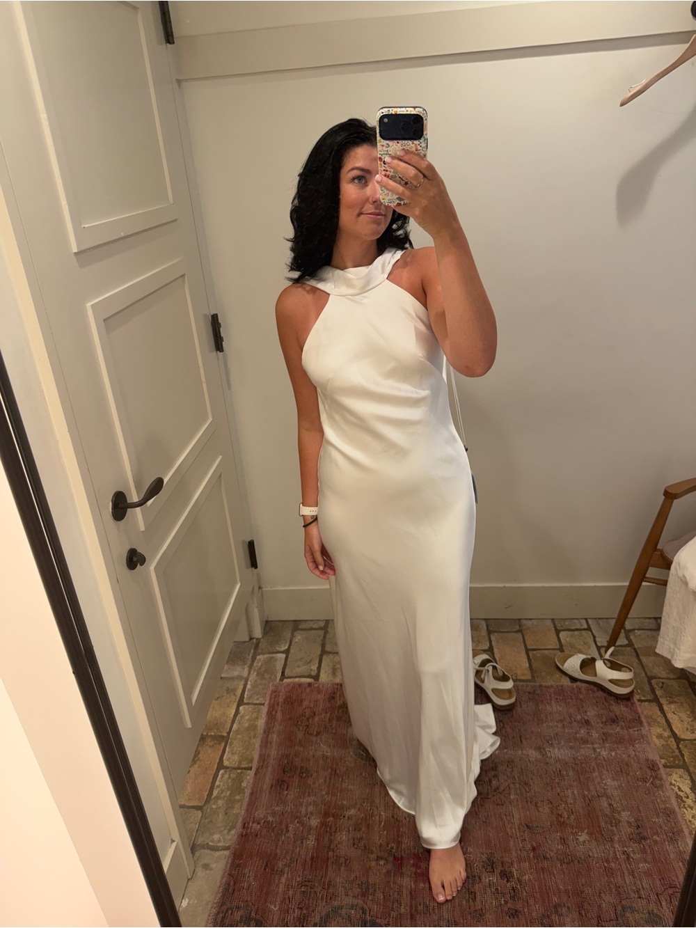 Jenny Yoo Ivory Halter Bridal Gown